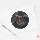 hergebruikspoelen verminderen ronde sticker (Envelop)