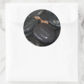 hergebruikspoelen verminderen ronde sticker (Tas)