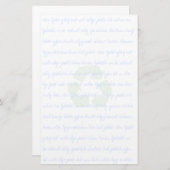 Hergebruikt gerecycleerd kantoorbenodigdheden briefpapier (Voorkant / Achterkant)