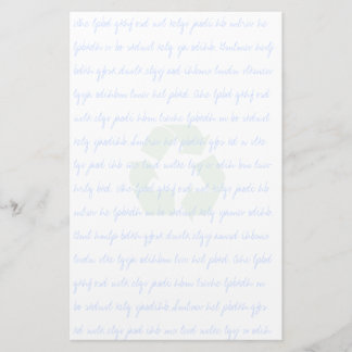 Hergebruikt gerecycleerd kantoorbenodigdheden briefpapier