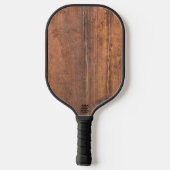 Hergebruikt hout pickleball paddle (Achterkant)