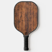Hergebruikt hout pickleball paddle (Voorkant)