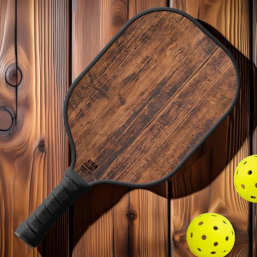 Hergebruikt hout pickleball paddle