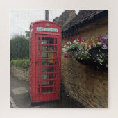 Hergebruikte telefooncel legpuzzel (Verticaal)