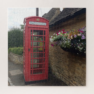 Hergebruikte telefooncel legpuzzel