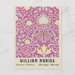 Hergemixte Vintage William Morris Perzische Bloem Briefkaart