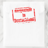 Hergestellt in Deutschland - Gemaakt in Duitsland Ovale Sticker (Tas)