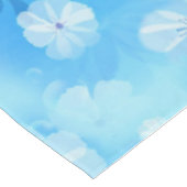 Herhaal bleek sky blue - white waterverf Rozen Tafelkleed (Gekanteld)