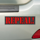 HERHAAL! Bumpersticker (Op auto)