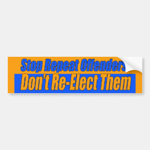 Herhaal Bumpersticker overtreders niet meer
