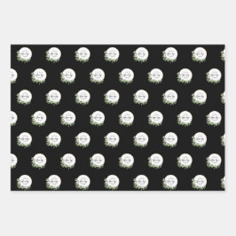 Herhaal Business logo patroon Vakantie Krans Inpakpapier Vel