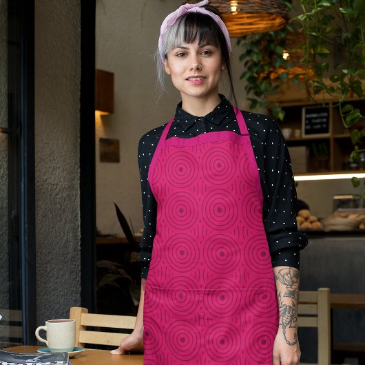 Herhaal cirkels schort