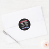Herhaal de Don en Crooked Joe Ronde Sticker (Envelop)