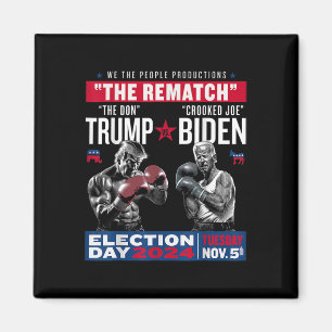 Herhaal de Don en kromme Joe Biden - Pro Trump Magneet
