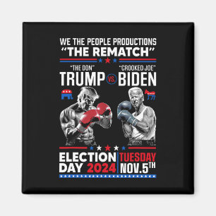 Herhaal de Don en kromme Joe Biden - Pro Trump Magneet