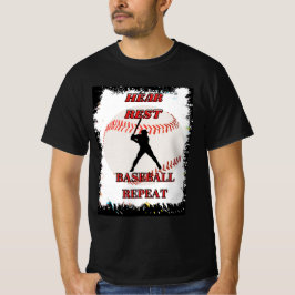 Herhaal de rest van het honkbal t-shirt