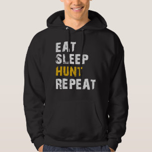 herhaal de slaapjacht hoodie