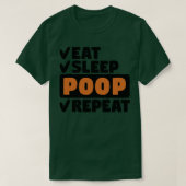 Herhaal de slaappool t-shirt (Design voorkant)