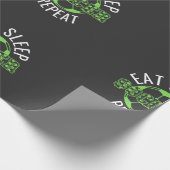 herhaal de slaapvoetbal cadeaupapier (Hoek)