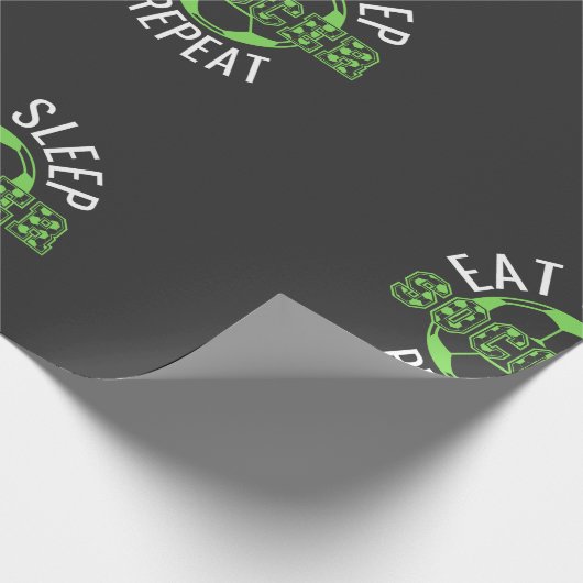 herhaal de slaapvoetbal cadeaupapier (Hoek)