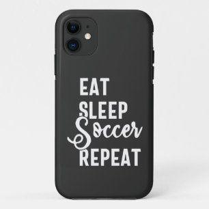 herhaal de slaapvoetbal Case-Mate iPhone case