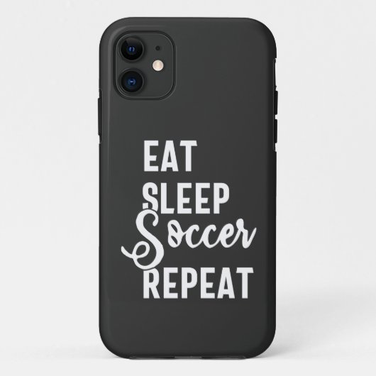 herhaal de slaapvoetbal Case-Mate iPhone case (Achterkant)