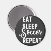 herhaal de slaapvoetbal magneet (Voorkant / Achterkant)