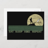 herhaal de slaapwandeling briefkaart (Voorkant / Achterkant)