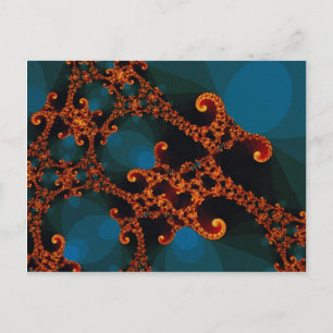 Herhaal fractal briefkaart