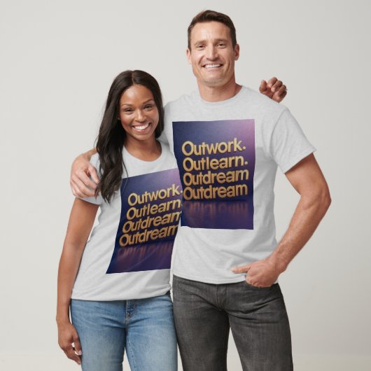 "Herhaal Grootheid: Outwork. Overleren. Overdroom. T-shirt (Unisex)