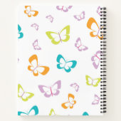 Herhaal het vlinderpatroon notitieboek (Achterkant)
