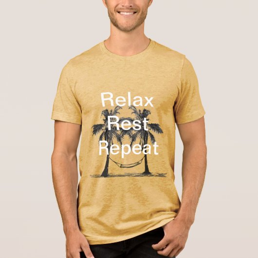 Herhaal Inspirerend offertes opnieuw testen Tri-Blend Shirt (Voorkant)