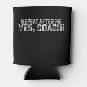 Herhaal na mij Ja Coach Sports Blikjeskoeler (Voorkant)