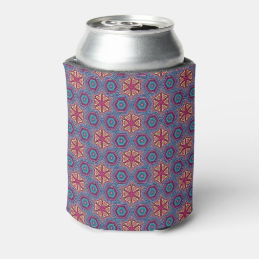 Herhaal Patroon Bier Sleeve / Koelbox Blikjeskoeler (Blikje Achterkant)