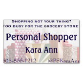 Herhaal uw bedrijf magnetisch visitekaartje (Voorkant)