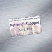 Herhaal uw bedrijf magnetisch visitekaartje (Voorbeeld)