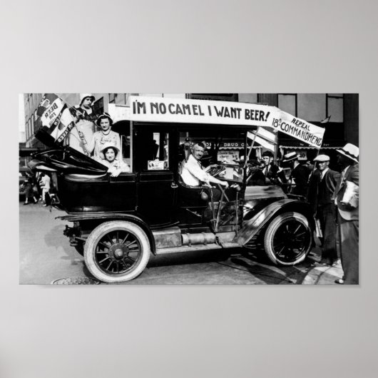 HERHAAL VERBODINGSCAMPAGNE - IK WIL BEER! POSTER (Voorkant)