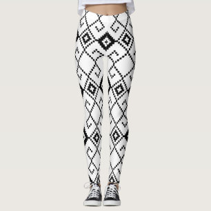 Herhaald naadloos geometrisch patroon leggings