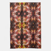 Herhaald van rode driehoek die vreemde vormen prod theedoek (Verticaal)