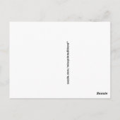 Herhaalde Bedankt in het Roemeens Briefkaart (Achterkant)