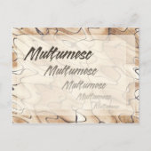 Herhaalde Bedankt in het Roemeens Briefkaart (Voorkant)