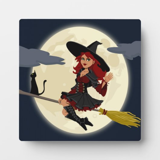 HERHAALDE HALLOWEEN WITCH FOTOPLAAT (Voorkant)