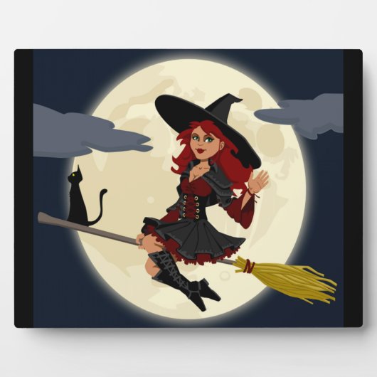 HERHAALDE HALLOWEEN WITCH FOTOPLAAT (Voorkant)