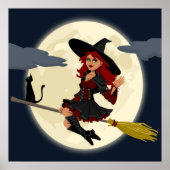 HERHAALDE HALLOWEEN WITCH POSTER (Voorkant)