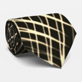 Herhaalde lijnen in golf en licht effect? Beige? Stropdas (Opgerold)