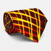 Herhaalde lijnen in golf en licht effect? Reddisch Stropdas (Opgerold)