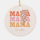 Herhaalde mama keramisch ornament (Achterkant)