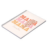 Herhaalde mama notitieboek (Linkerzijde)