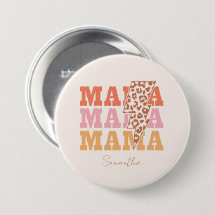Herhaalde mama ronde button 7,6 cm