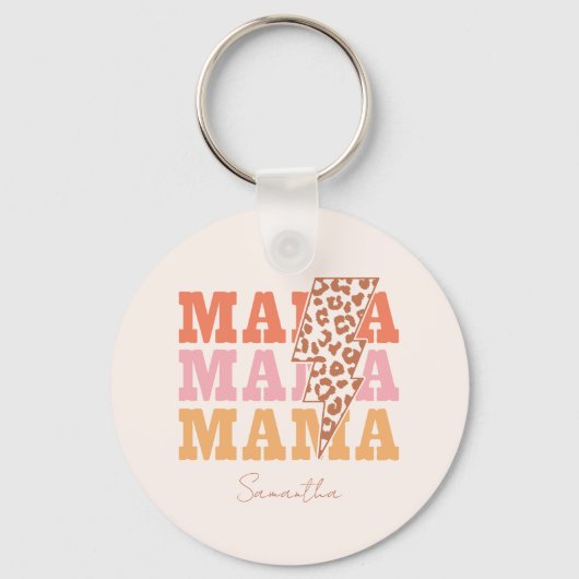 Herhaalde mama sleutelhanger (Voorkant)